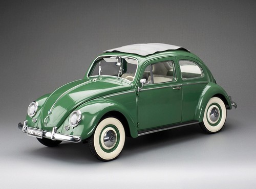 1958 volkswagen beetle green - 1958,